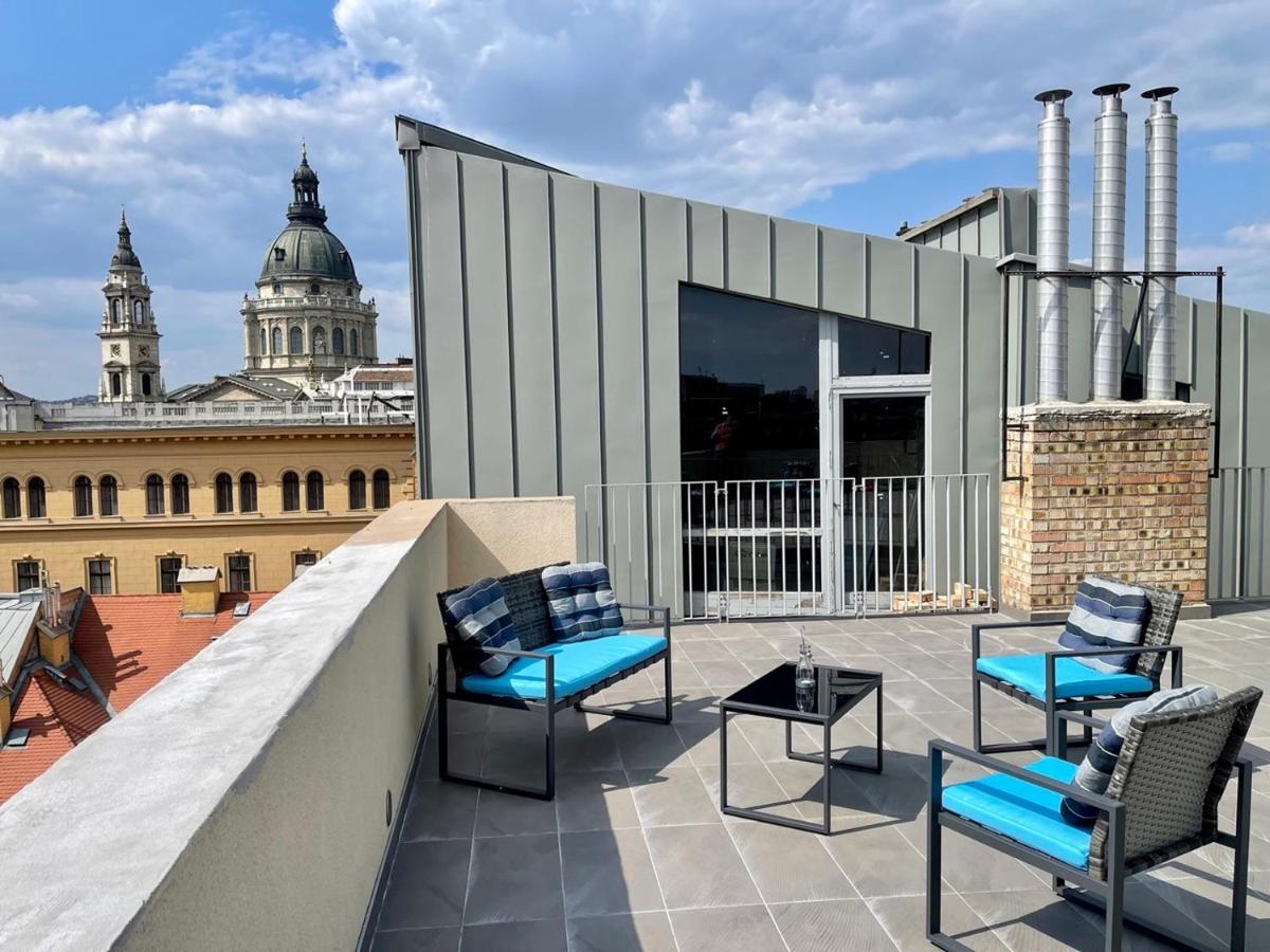 Penthouse W Private Rooftop And Free Parking 부다페스트 외부 사진