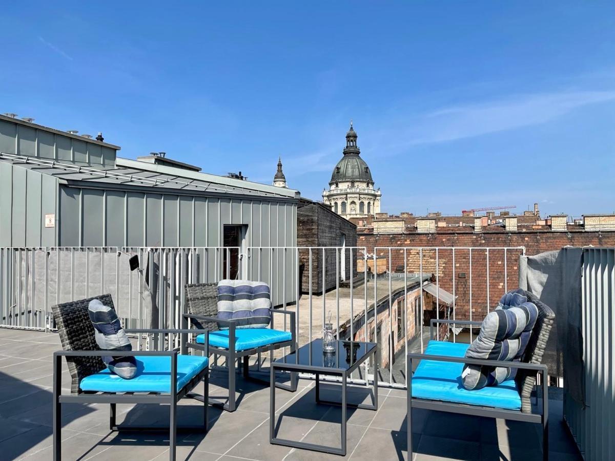 Penthouse W Private Rooftop And Free Parking 부다페스트 외부 사진